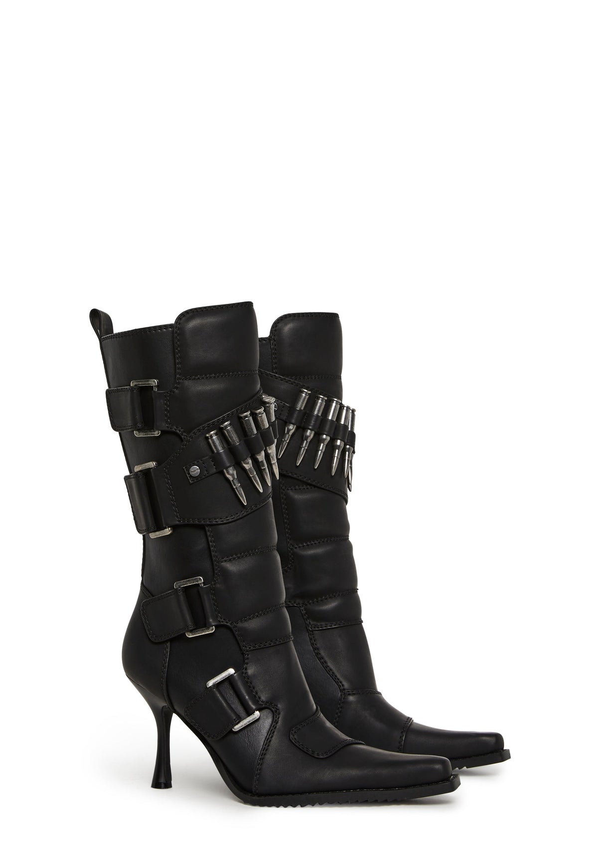 Warp Bullet Moto Stiletto Boots