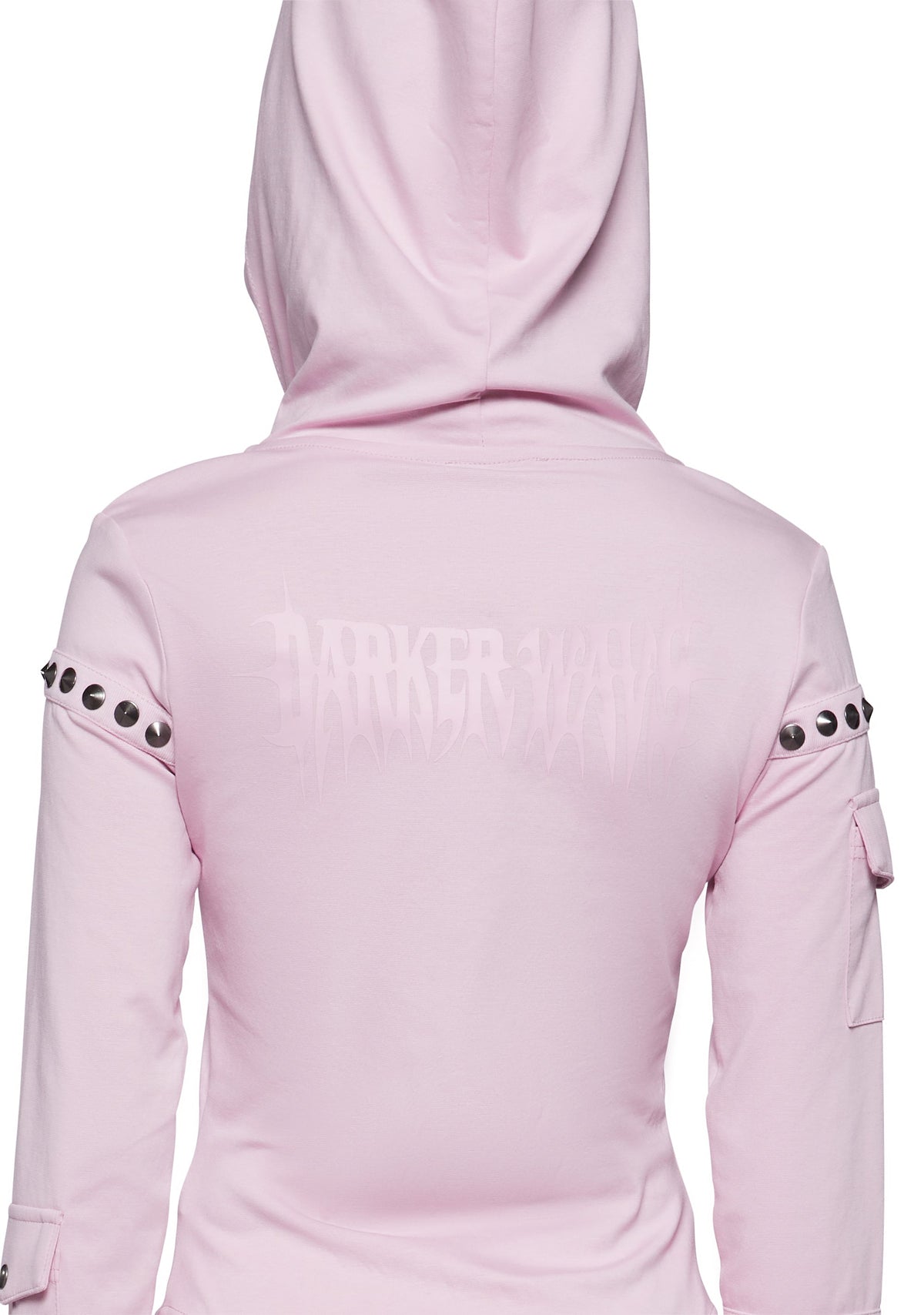 Ego Fitted Corset Sweater With Hardware - Pink