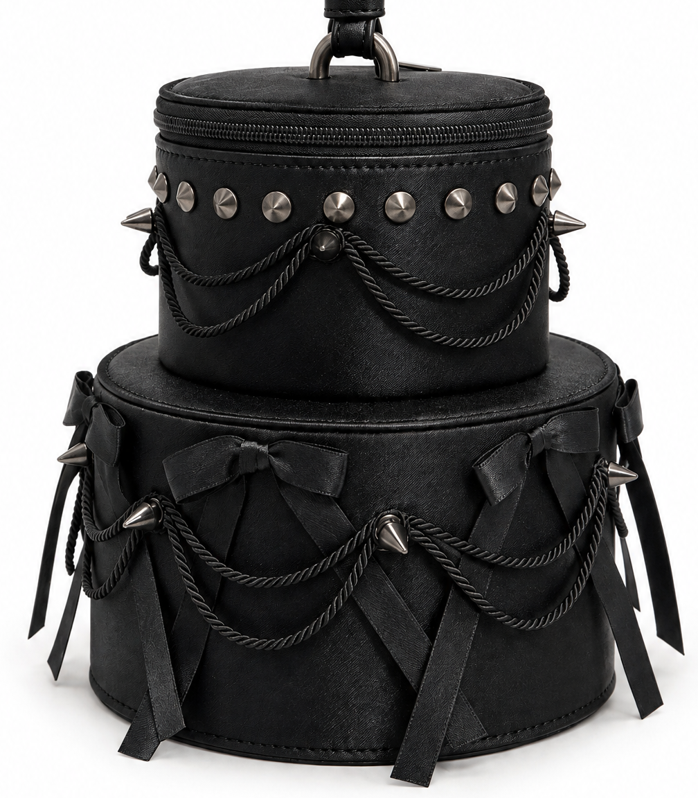 Sweet Cravings Cake Wristlet - Black