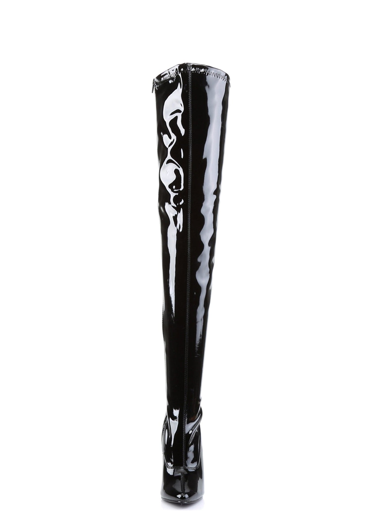 Domina-3000 Thigh High Boots-Black