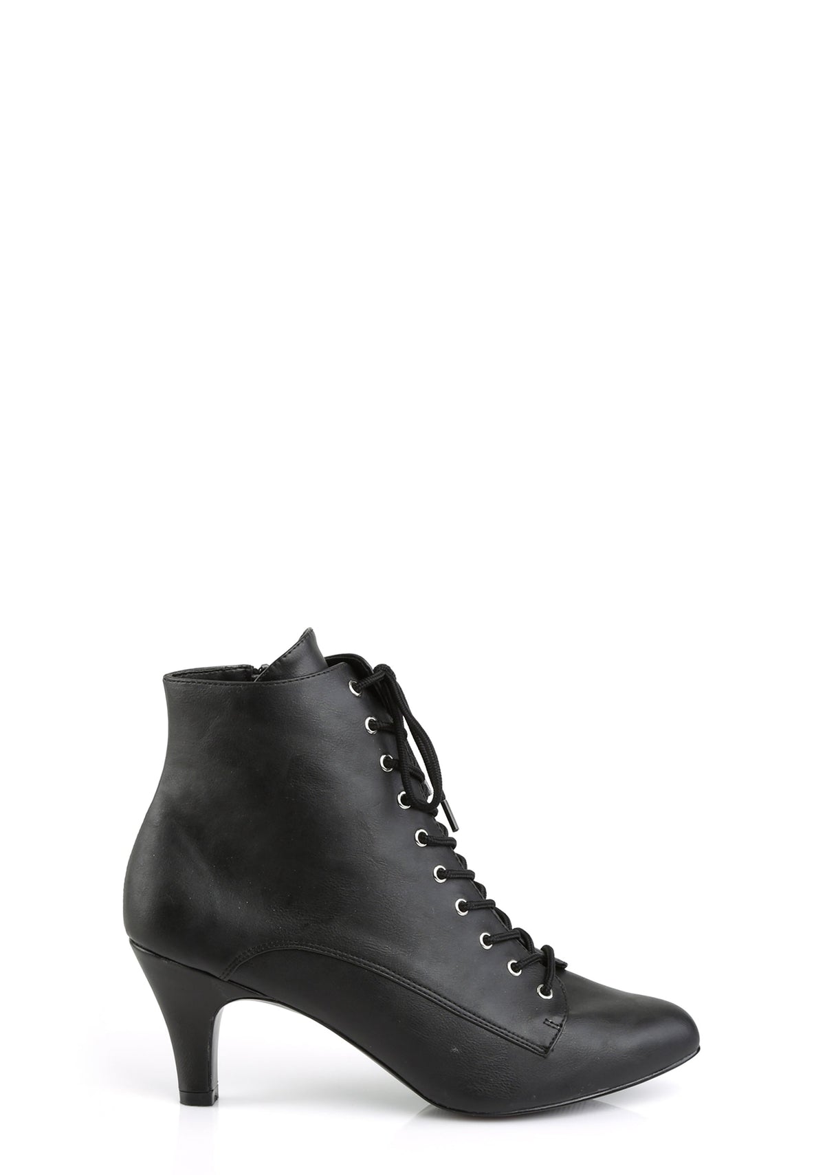 Divine-1020 Ankle Boot-Black PU