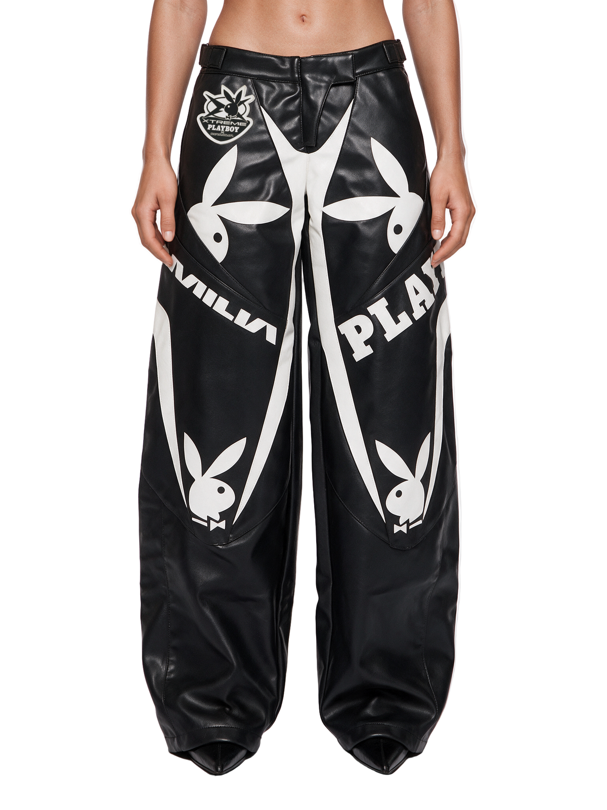 Playboy Moto Pants - Black