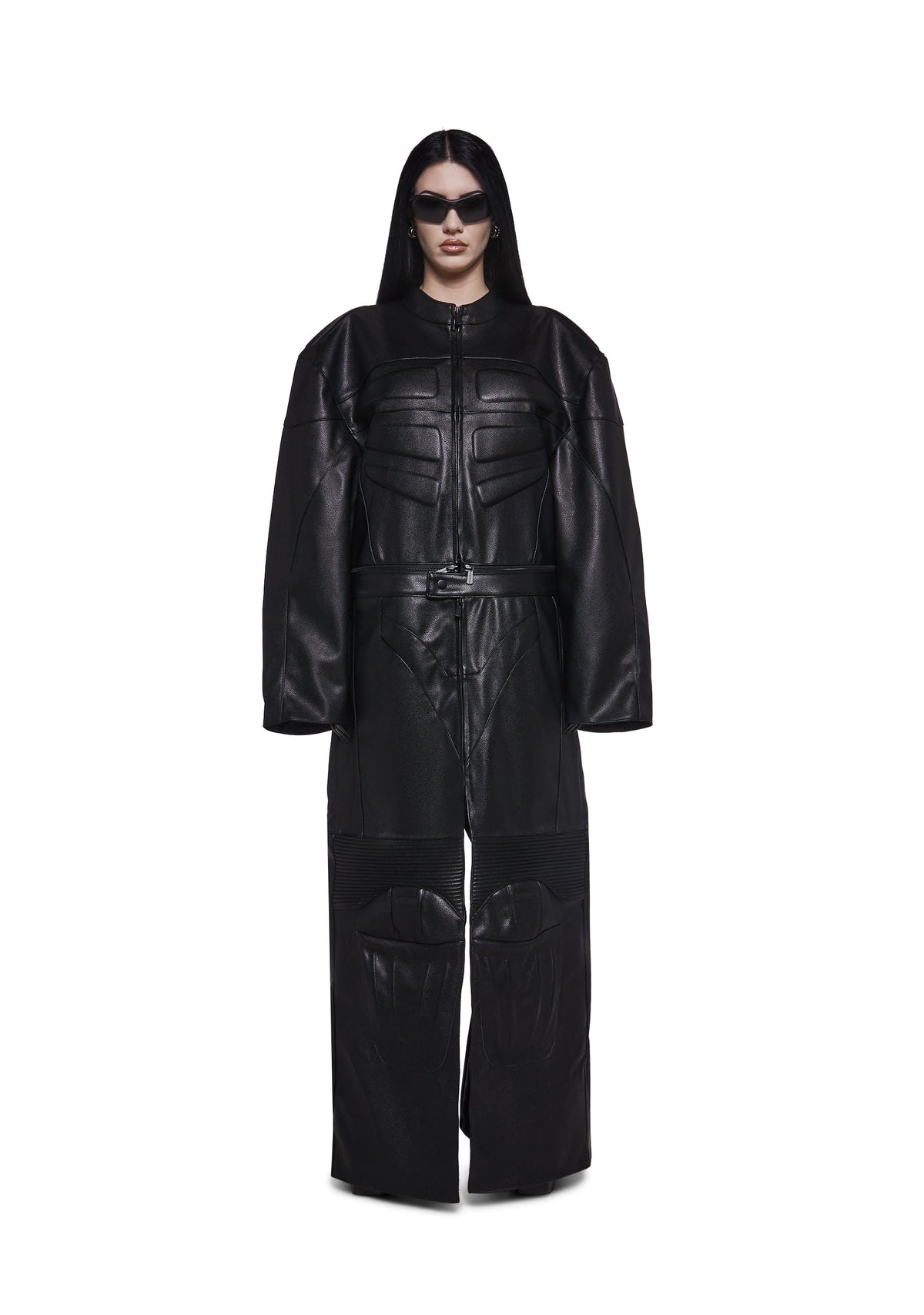 Detachable Motocross Long Coat