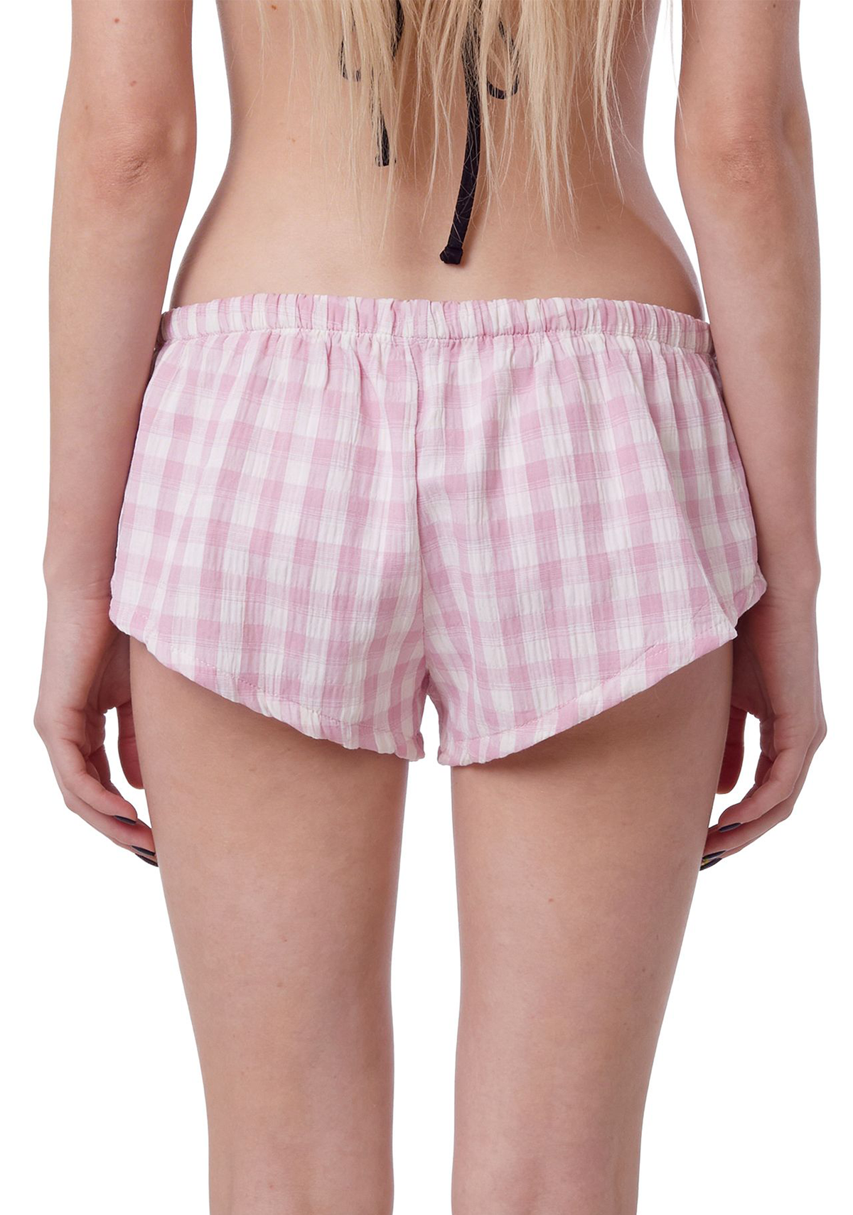 Hailey Pink Plaid Boxer