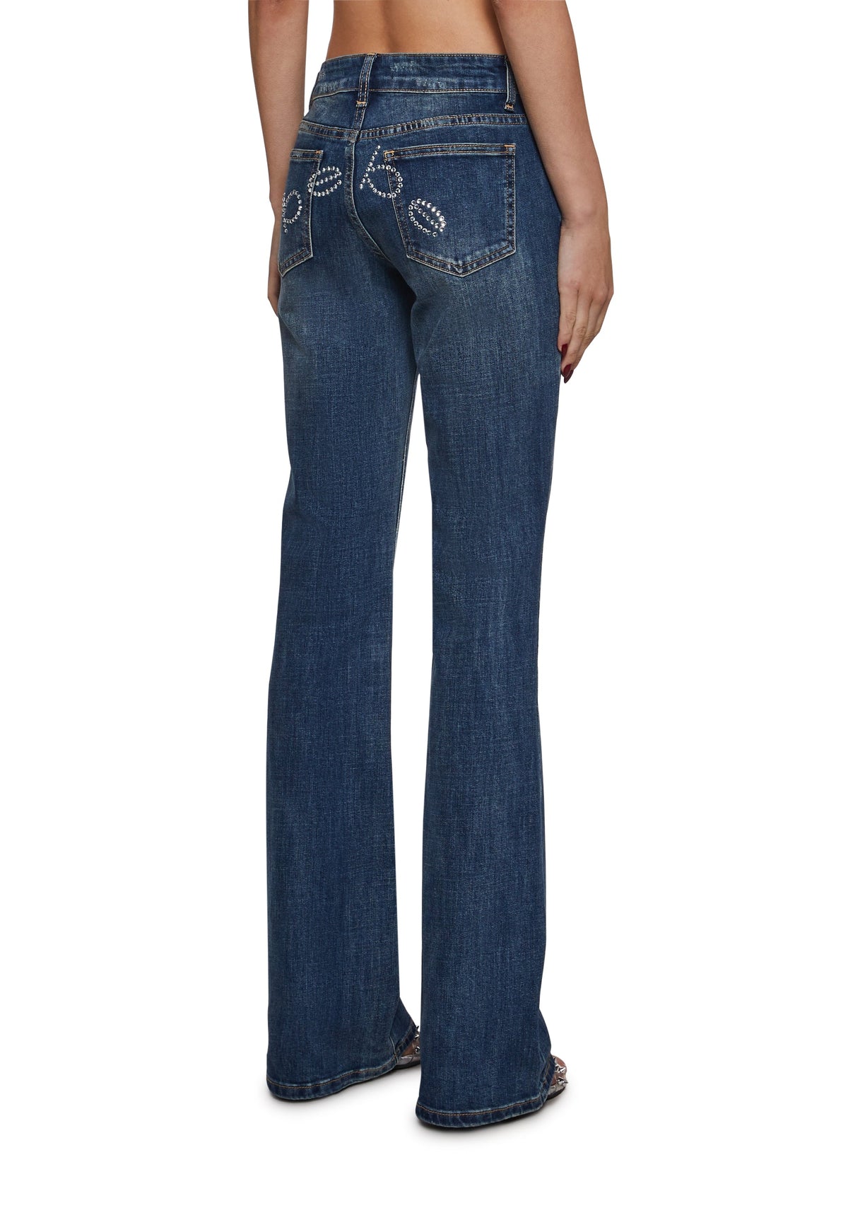 Low Rise Boot Cut Jeans