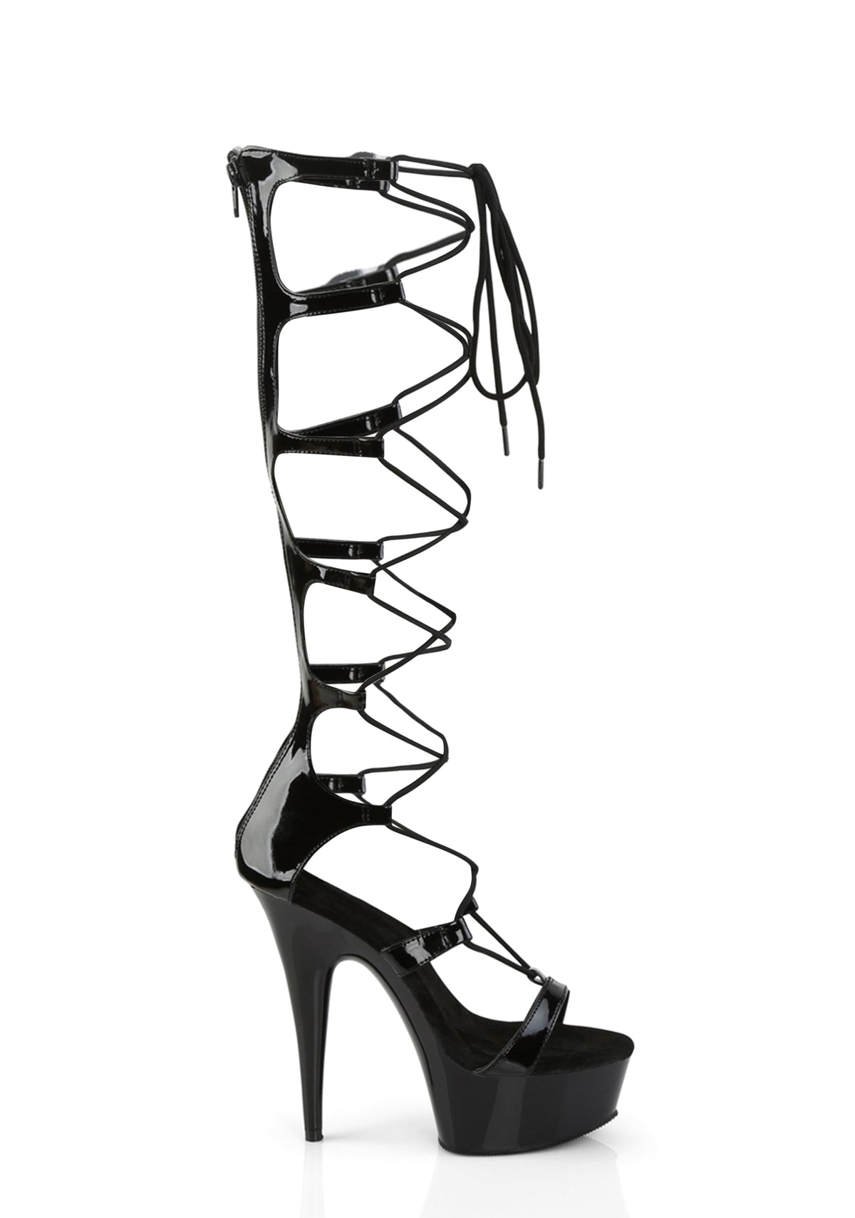 Delight-698 Lace Up Gladiator Platform Sandals