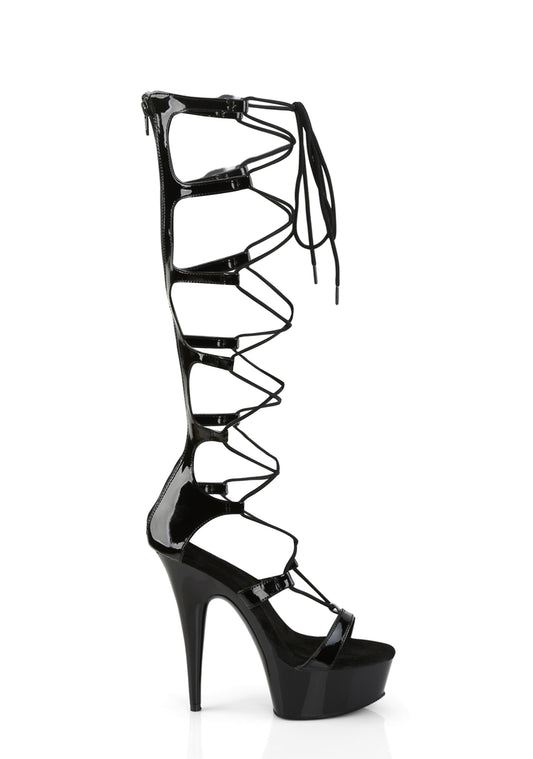 Delight-698 Lace Up Gladiator Platform Sandals