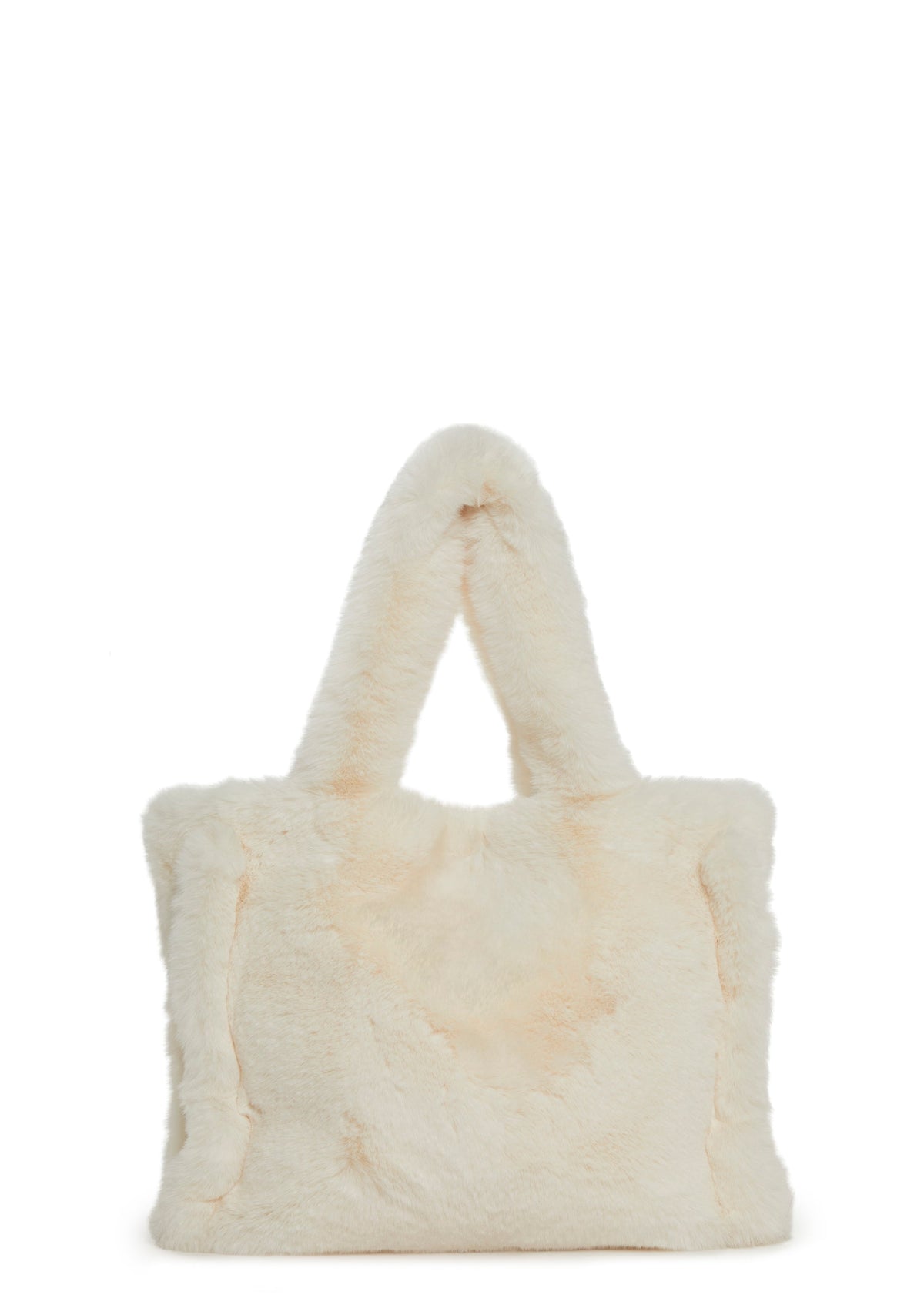 Cutie Pie Faux Fur Bag - White