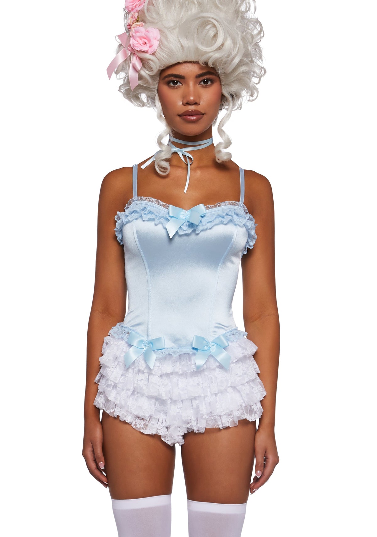 Romantic Age Corset Top - Blue