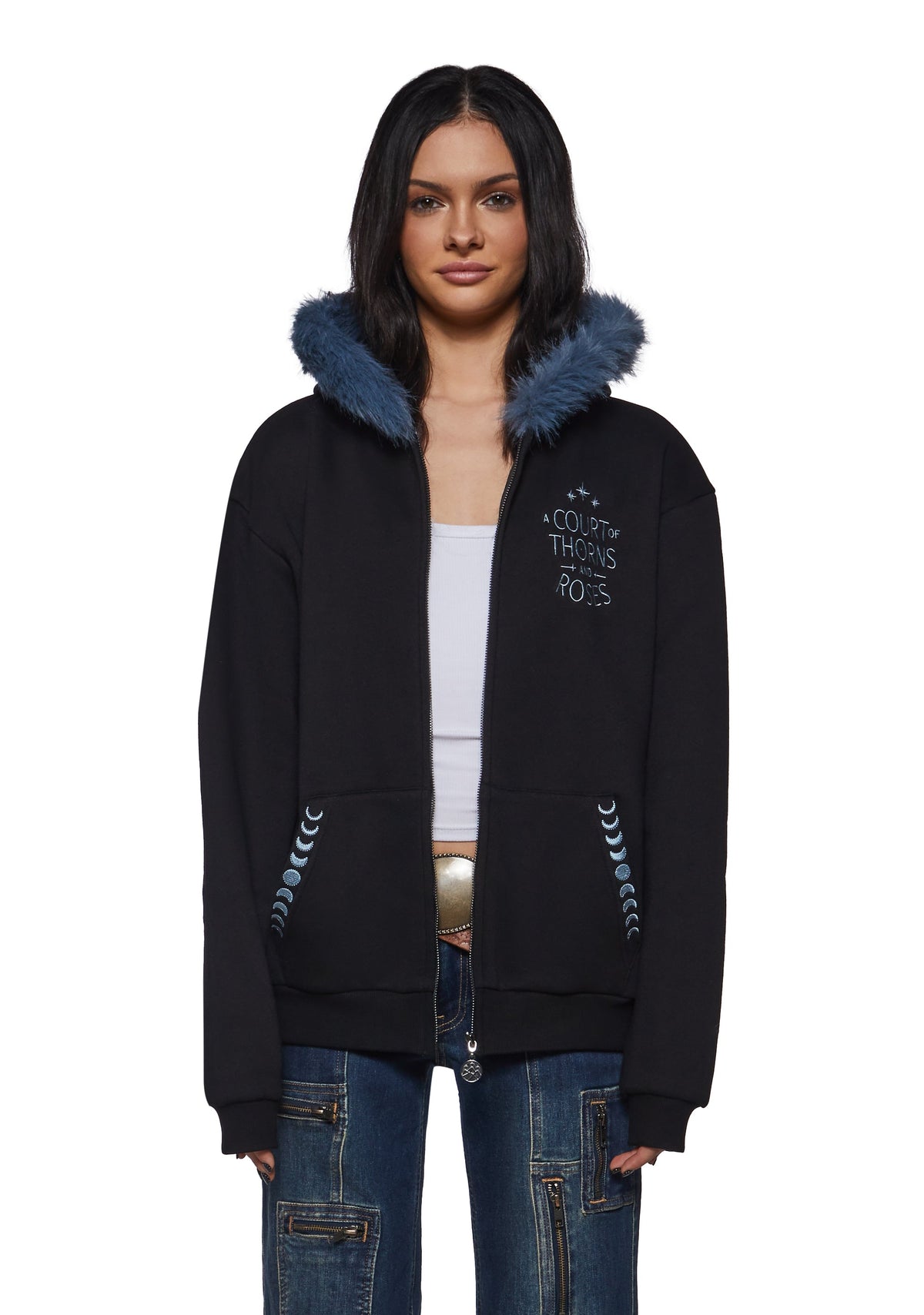 Velaris™  , The City of Starlight Zip Hoodie