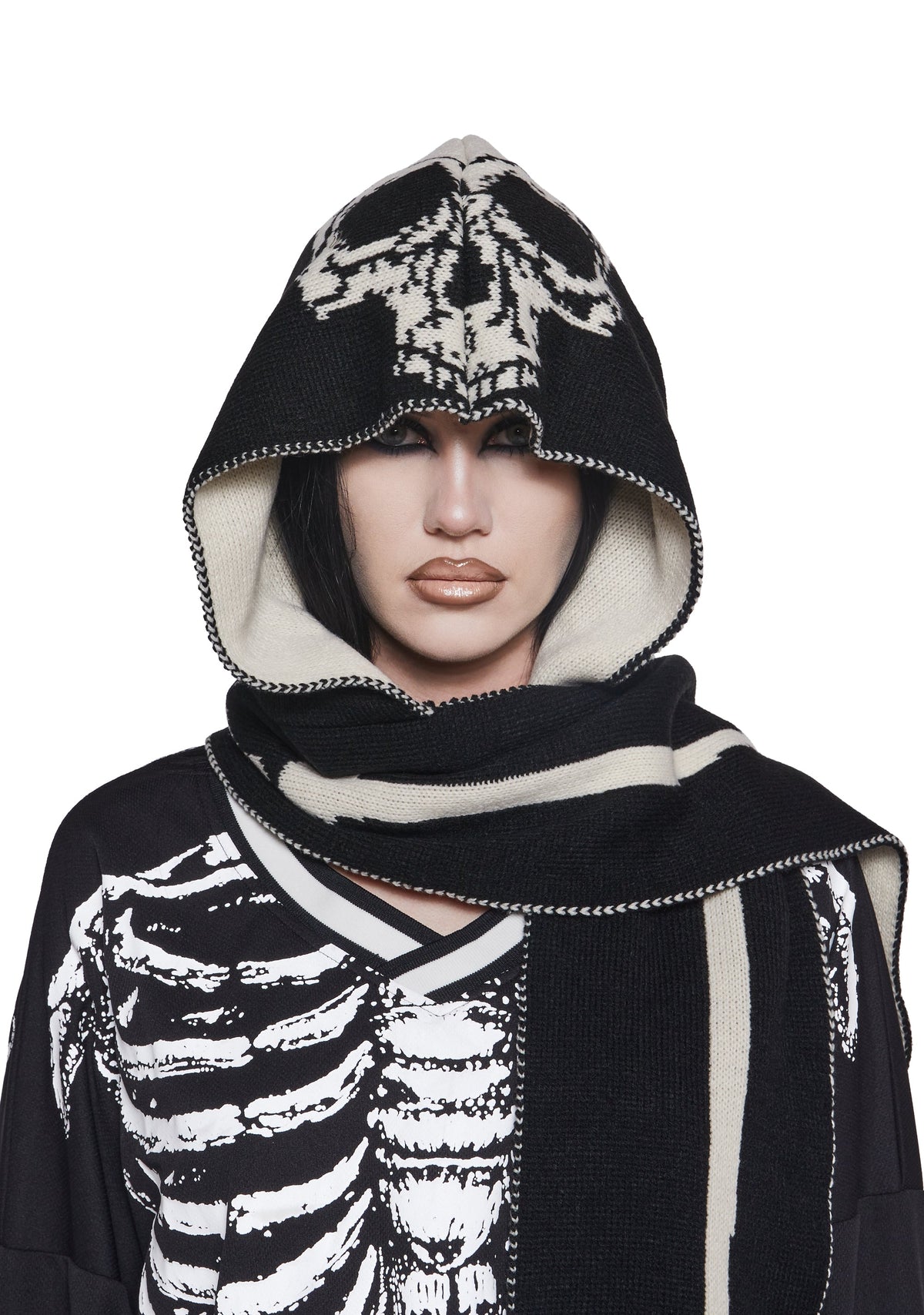 Haunted Scarf With Hood