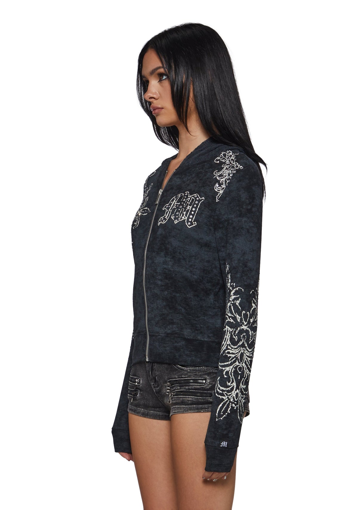 Elix Ornate Jacket - Black
