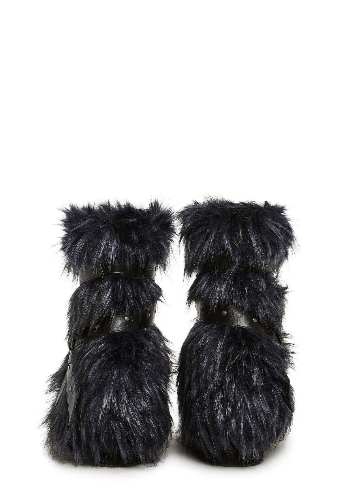 Low Wild Instincts Faux Fur Boots - Blue