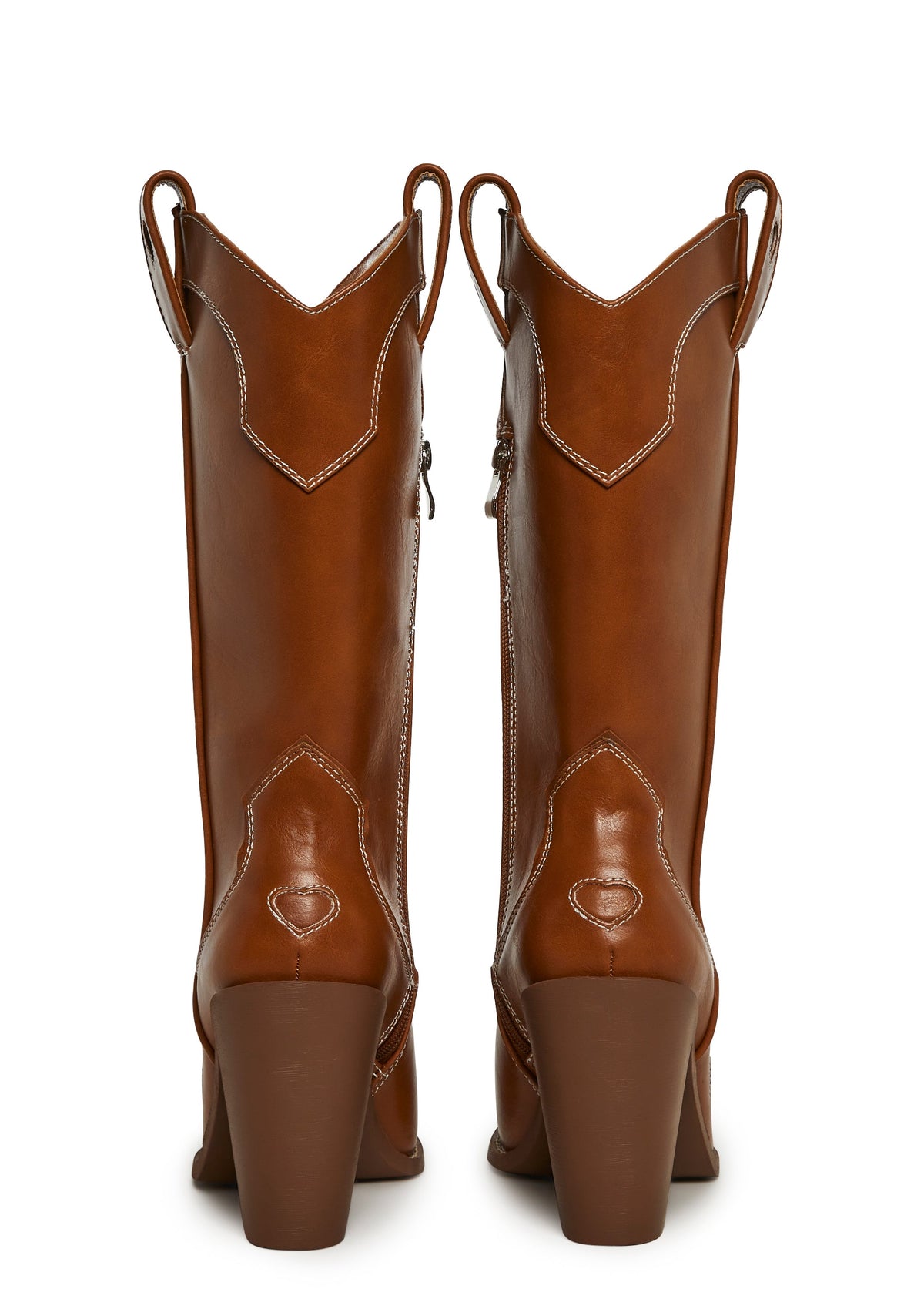 Basic Present Perfect Cowgirl Boot - Carmel