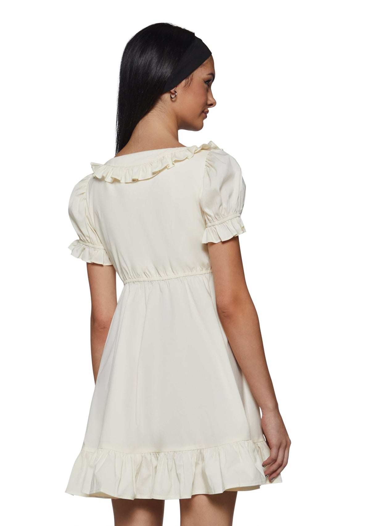 Soren Babydoll Mini Dress - Ivory