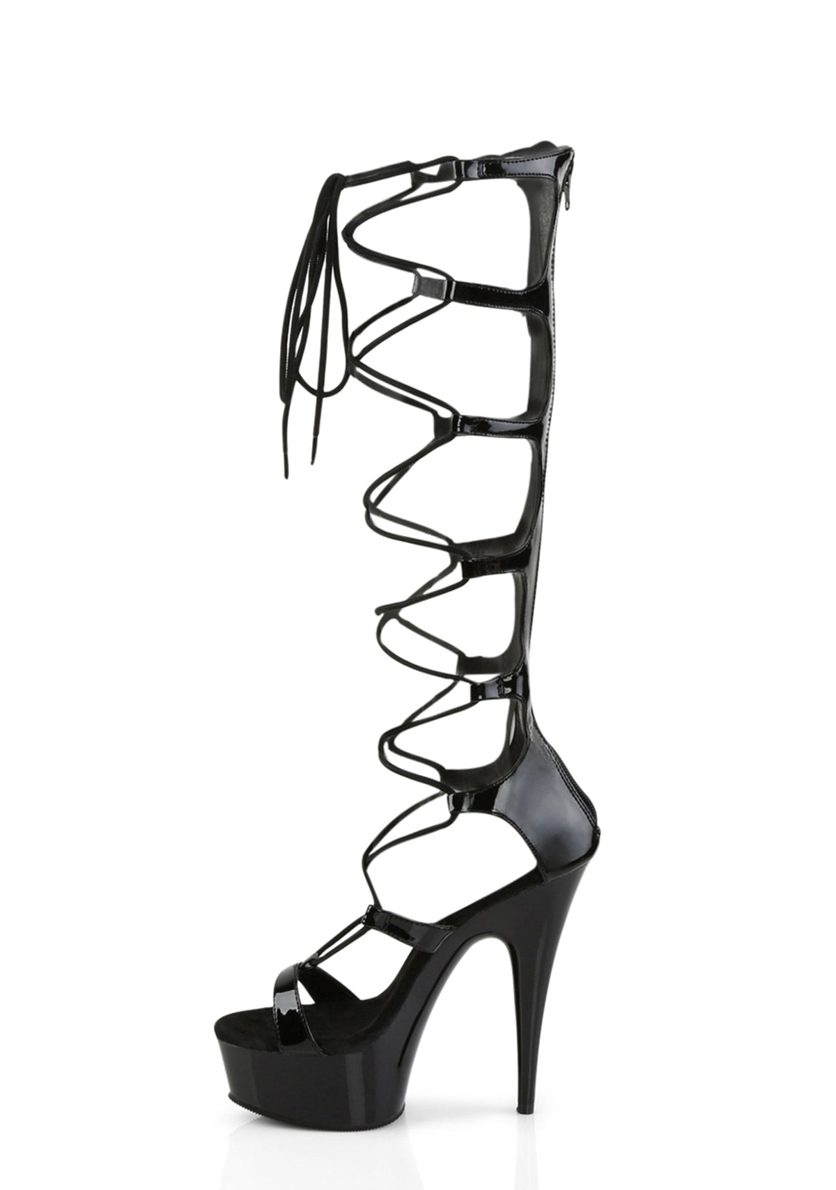 Delight-698 Lace Up Gladiator Platform Sandals