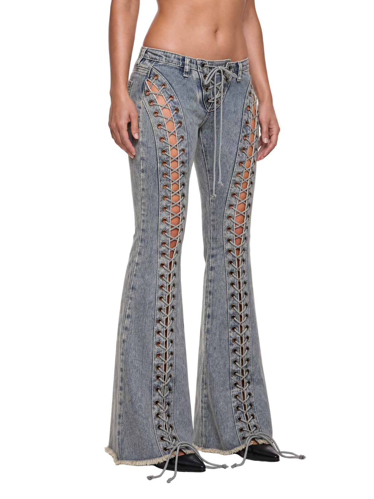 Wild Wanderer Flare Jeans - Blue