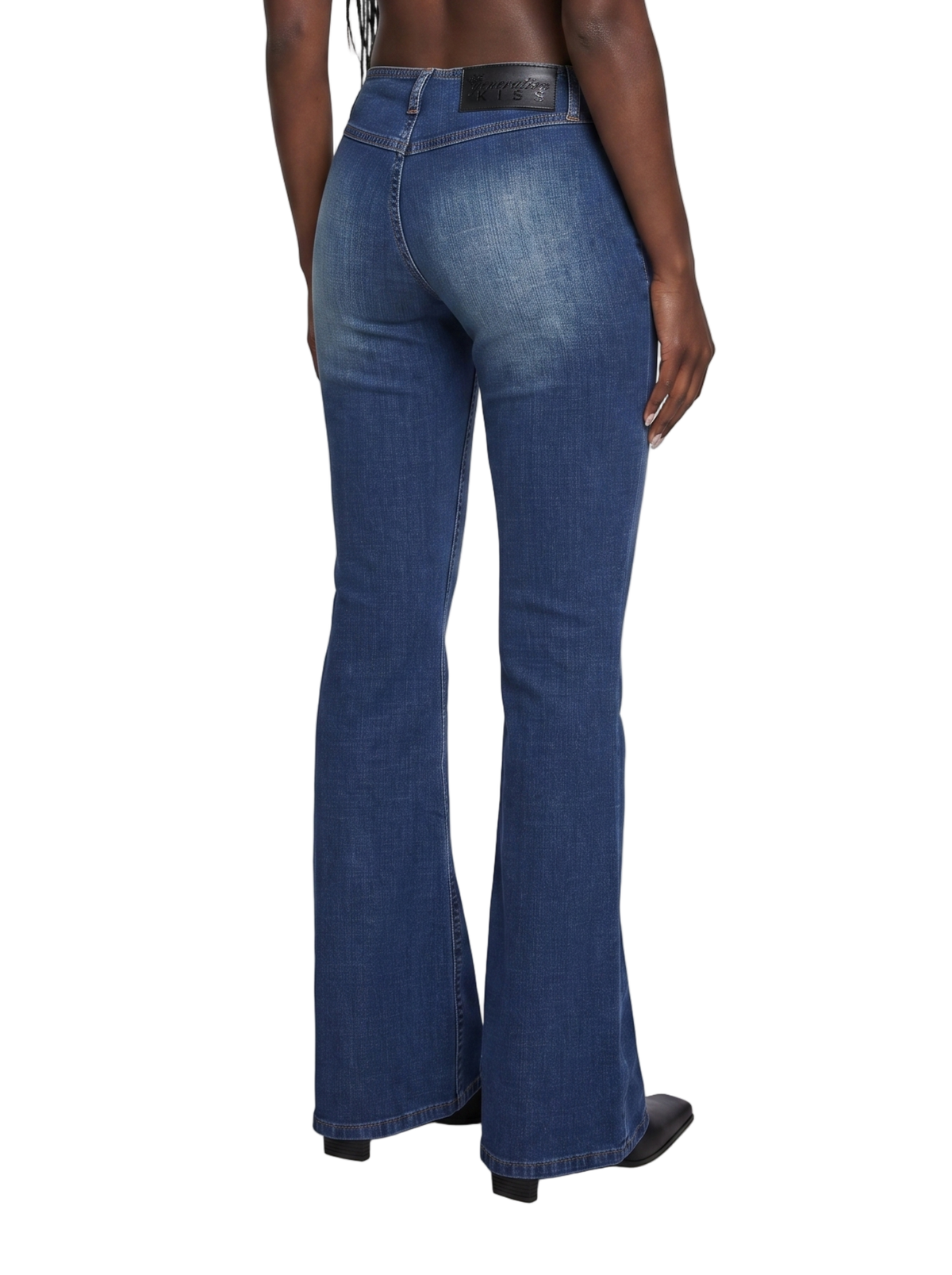 Elle Low Rise Jeans - Light Blue