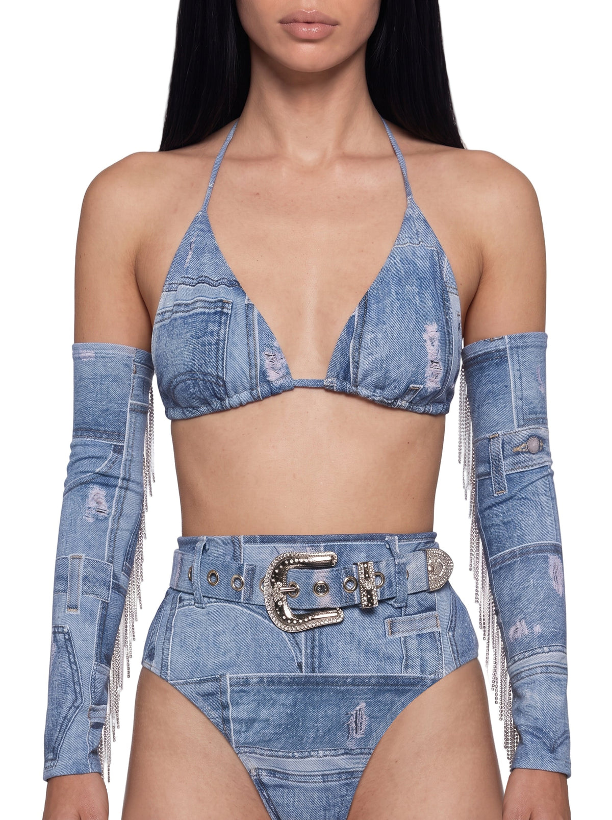 Denim Wrangler Cowgirl Costume