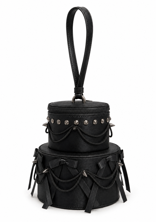 Sweet Cravings Cake Wristlet - Black
