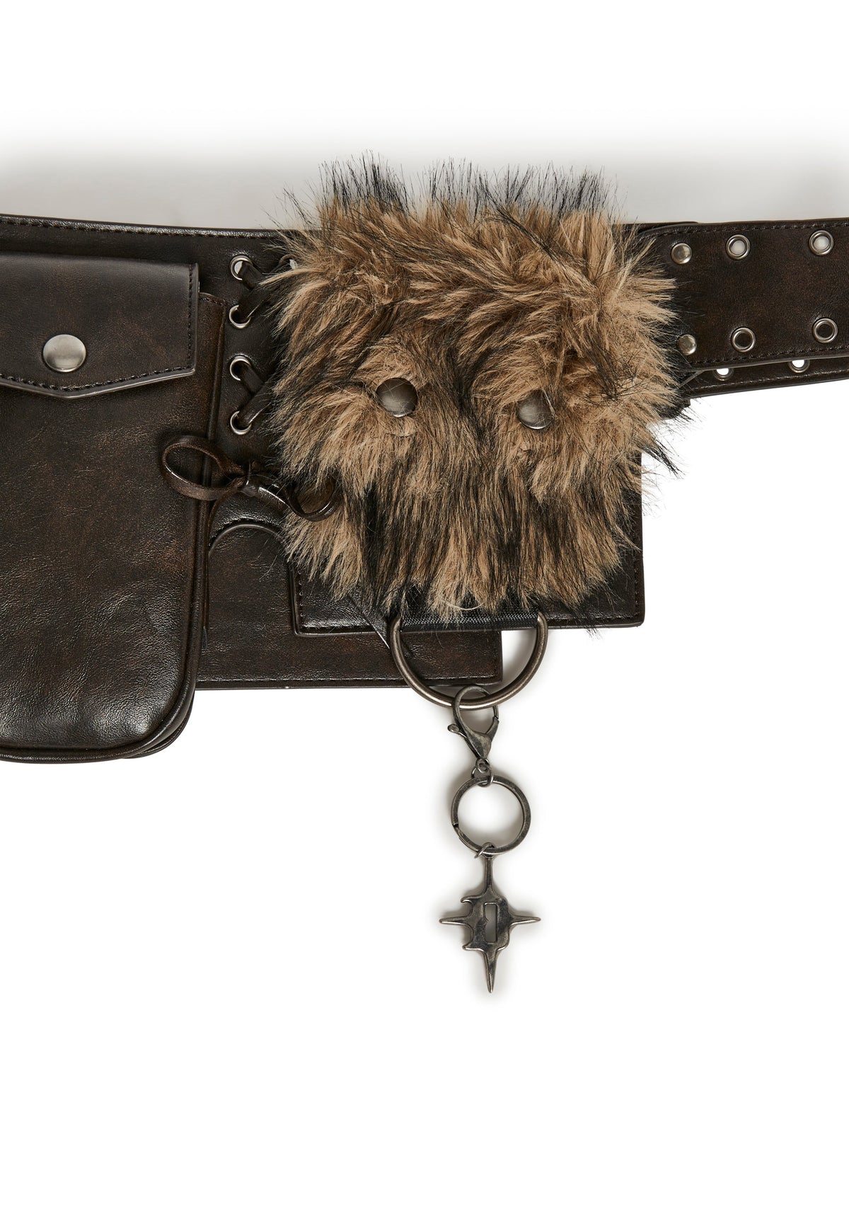 Siren Fur Pocket Leather Belt