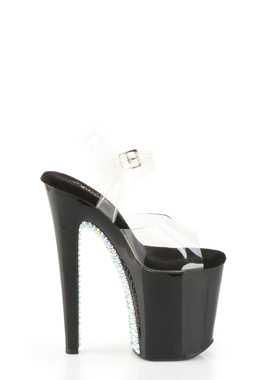 Xtreme-808SPRS Ankle Strap Sandals-Black