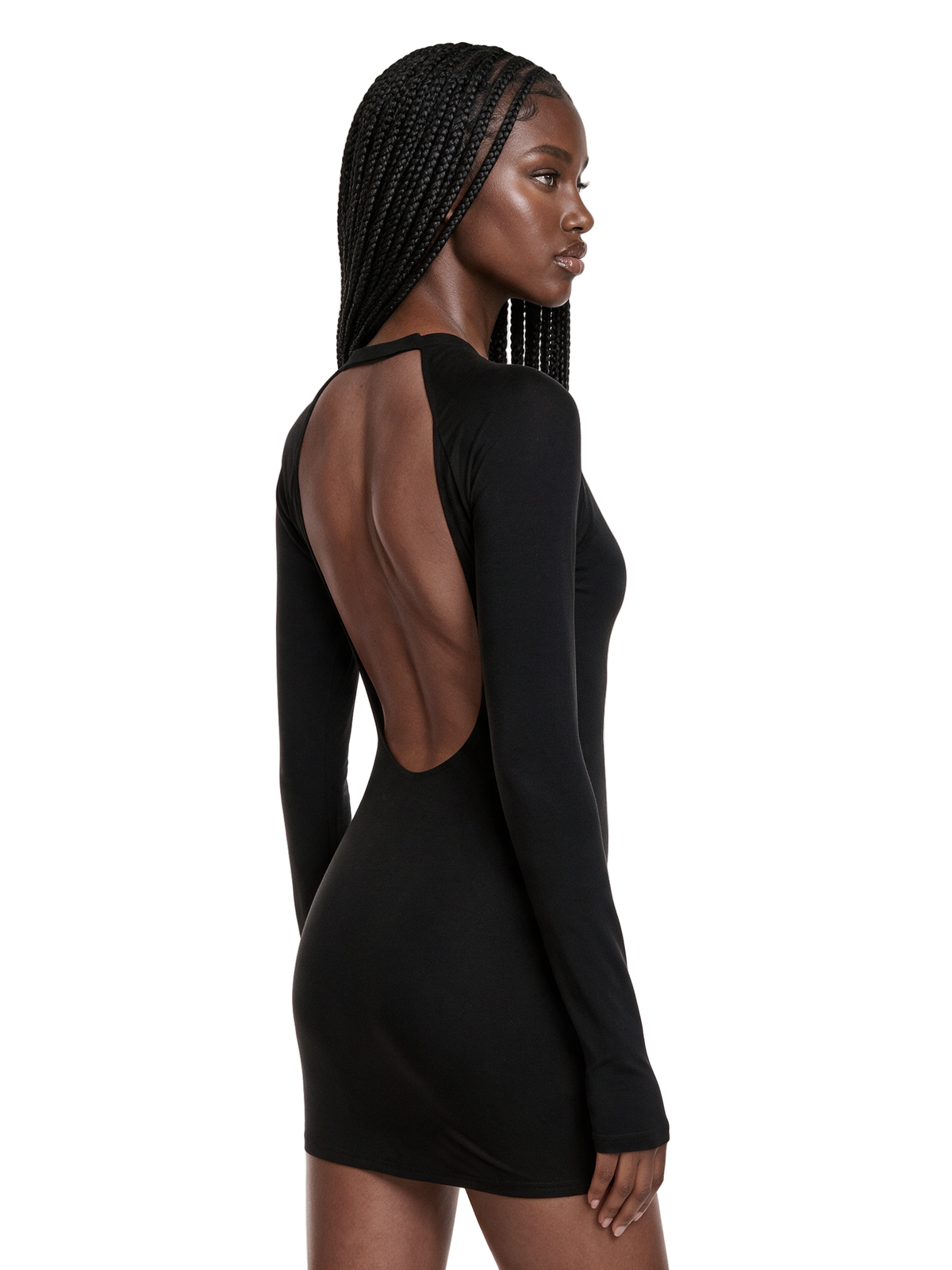 Remix Cyber Long Sleeve Mini Dress