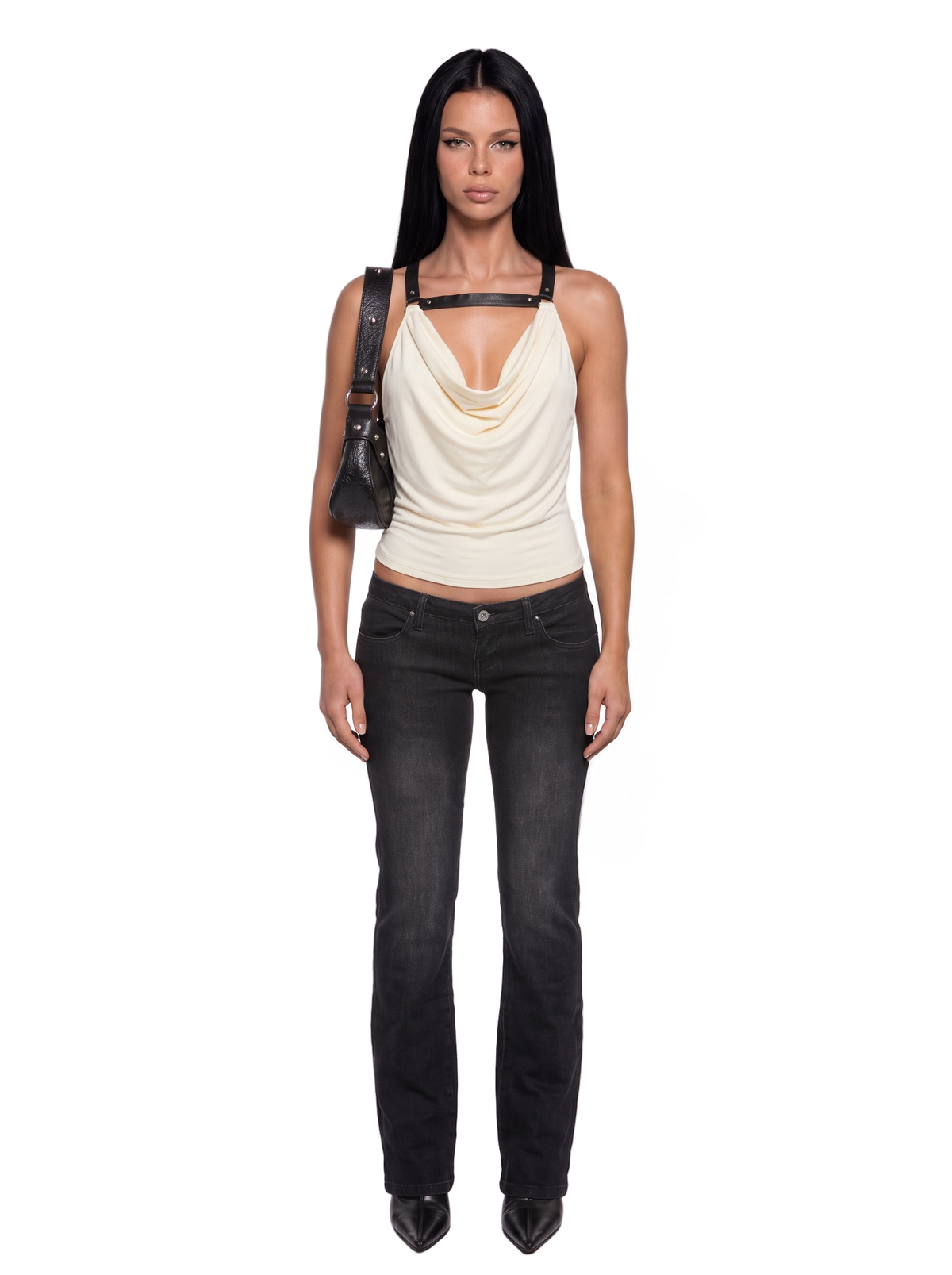 Talia Low Rise Jeans - Black