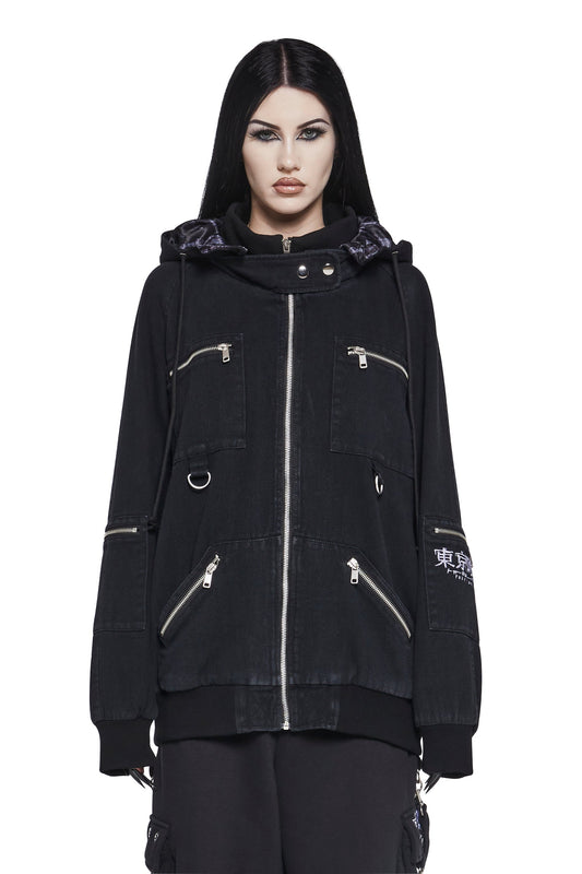 Deeper Layers Washed Denim Jacket