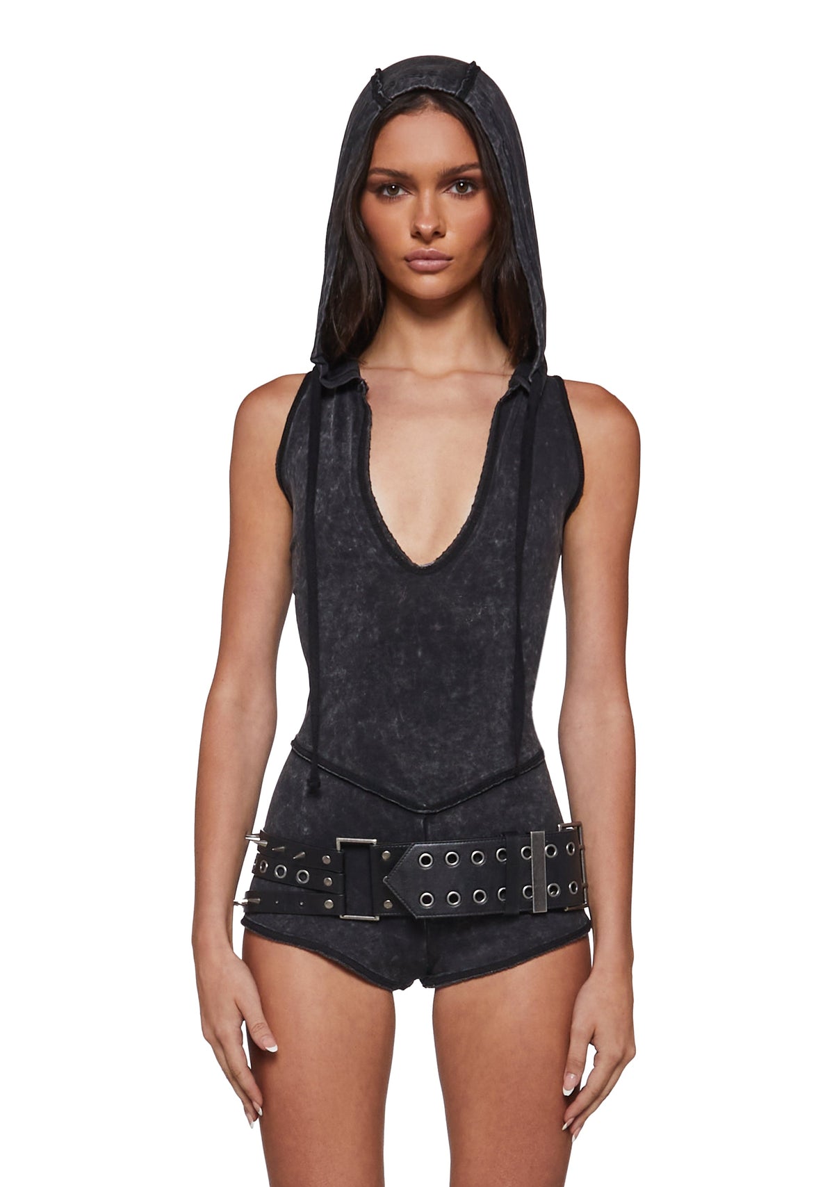 Underworld Romper with Hood