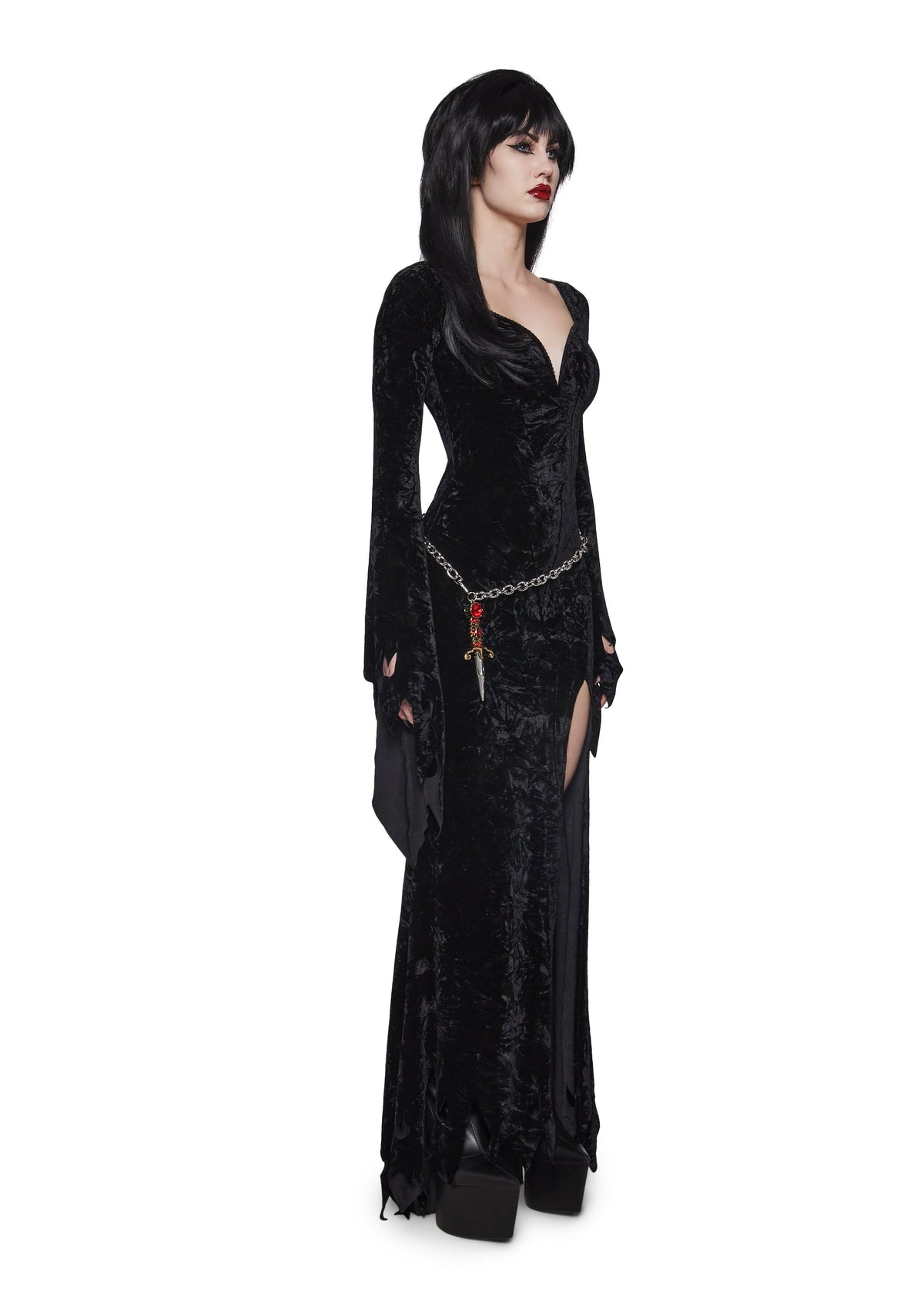 Dark Mistress Costume and Wig Set