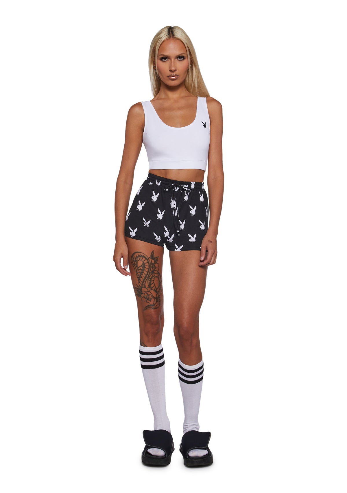 Playboy Slumber Bunny Set - Black