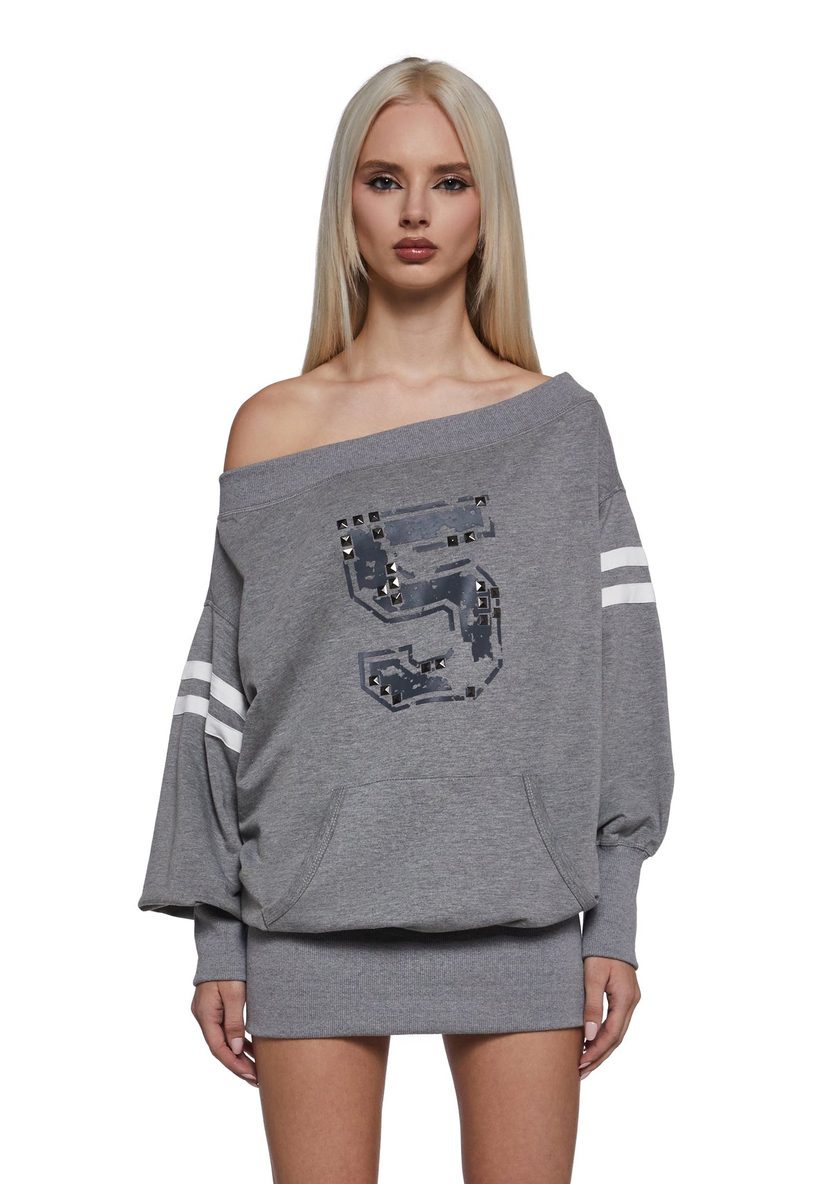 Team Spirit Off The Shoulder Dress