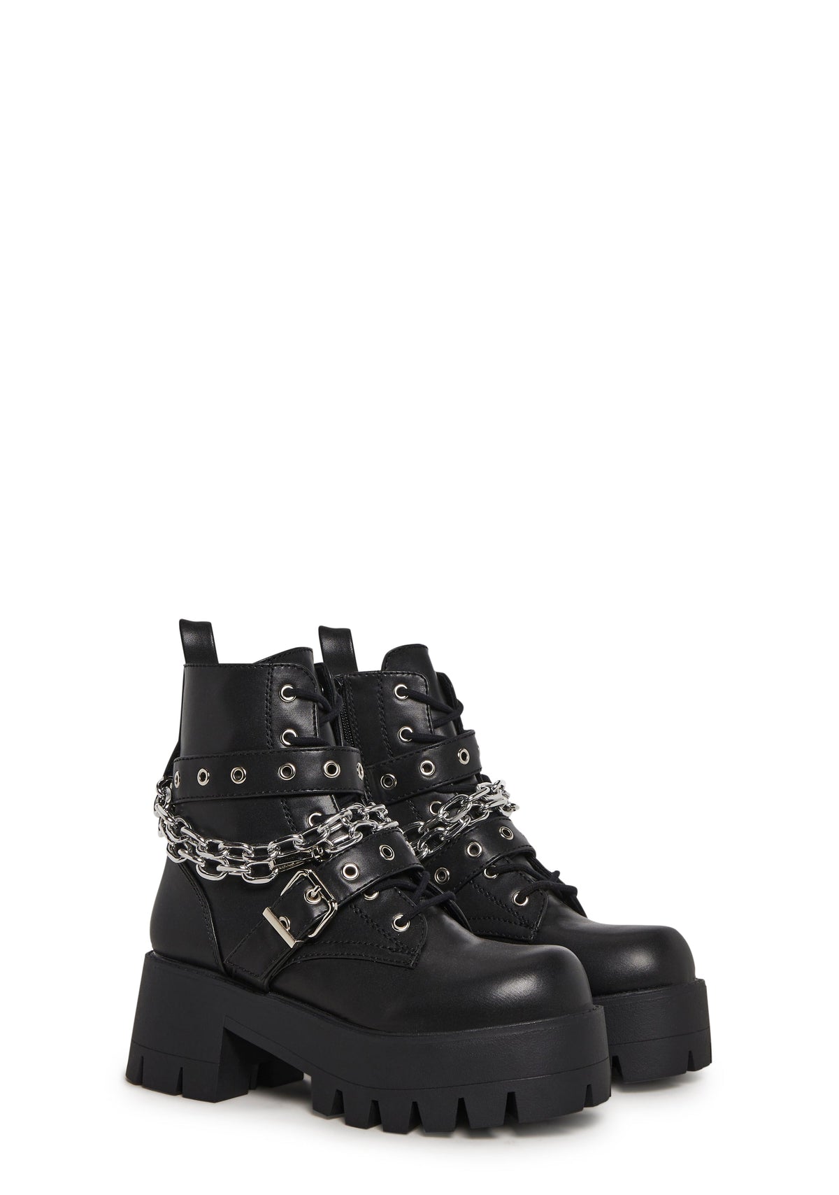 Bad Girl Blues Platform Boots