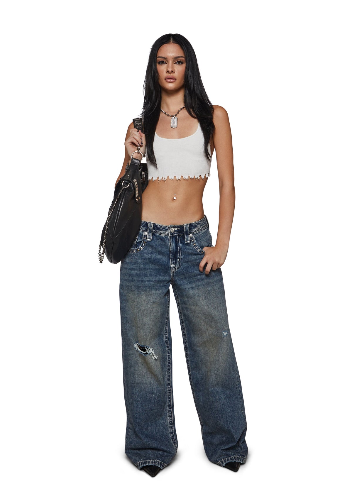 Nocturne Low Rise Baggy Jeans