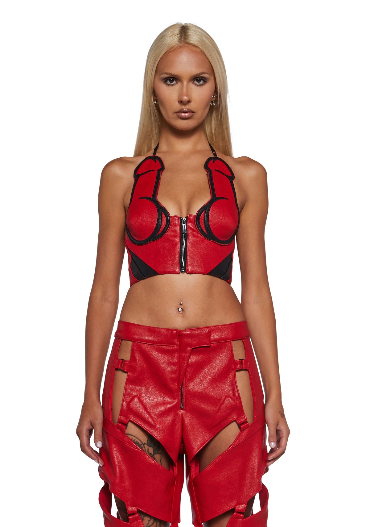 Moto Dickini Top - Red
