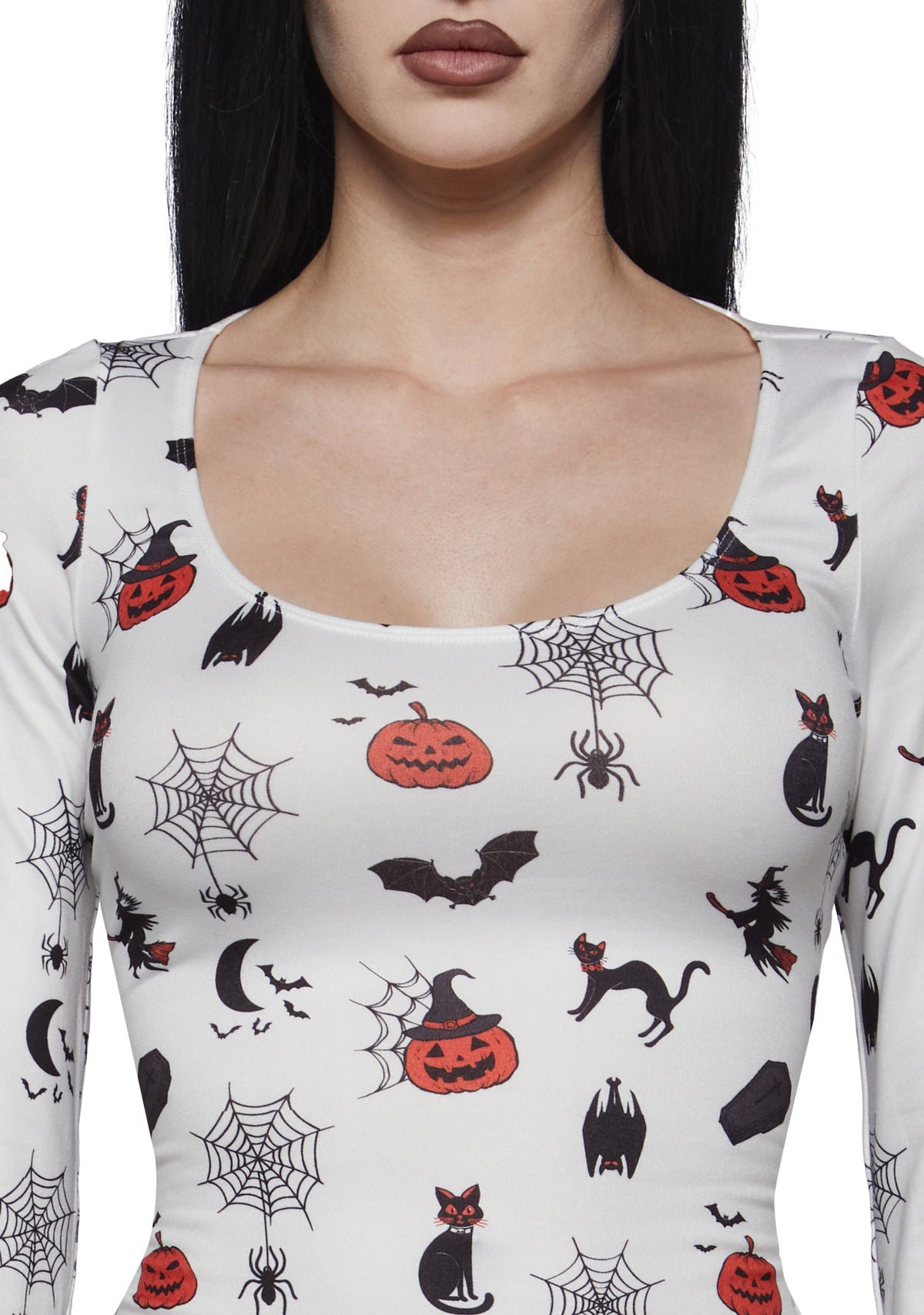 Haunted House Long Sleeve Top