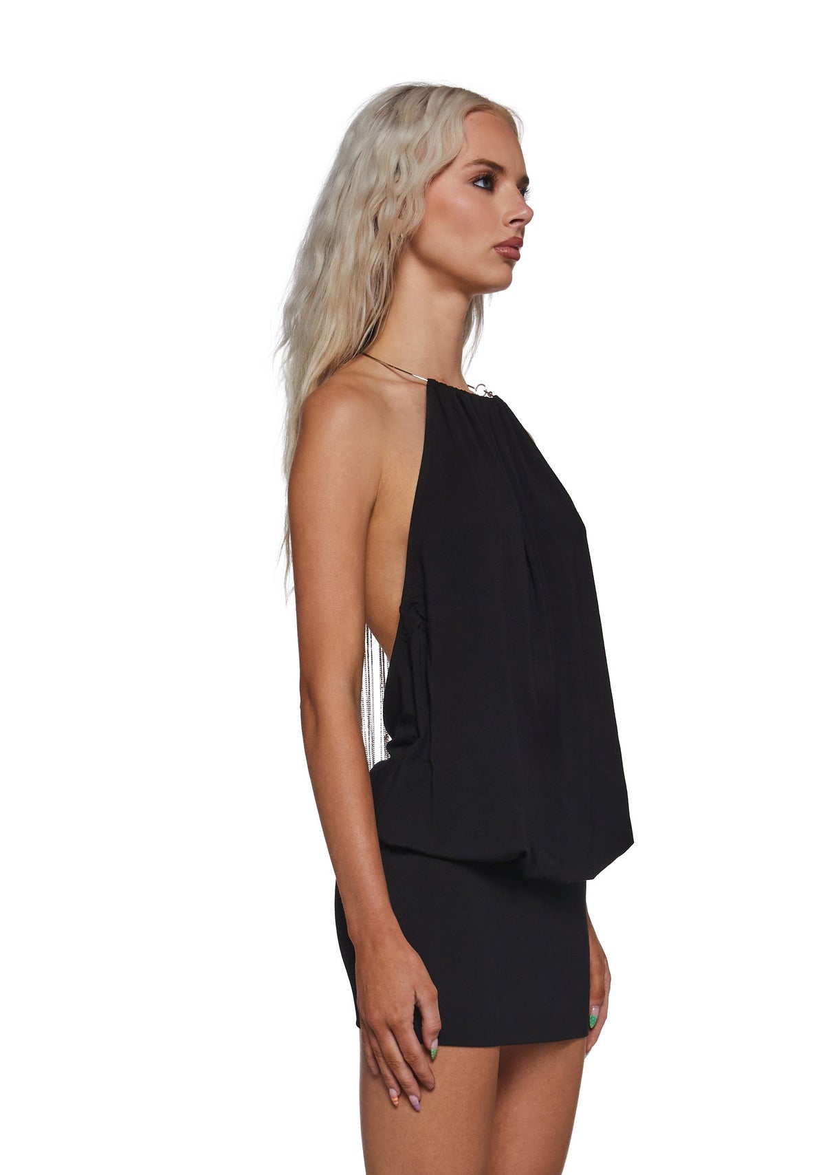 Dance Cascade Halter Dress