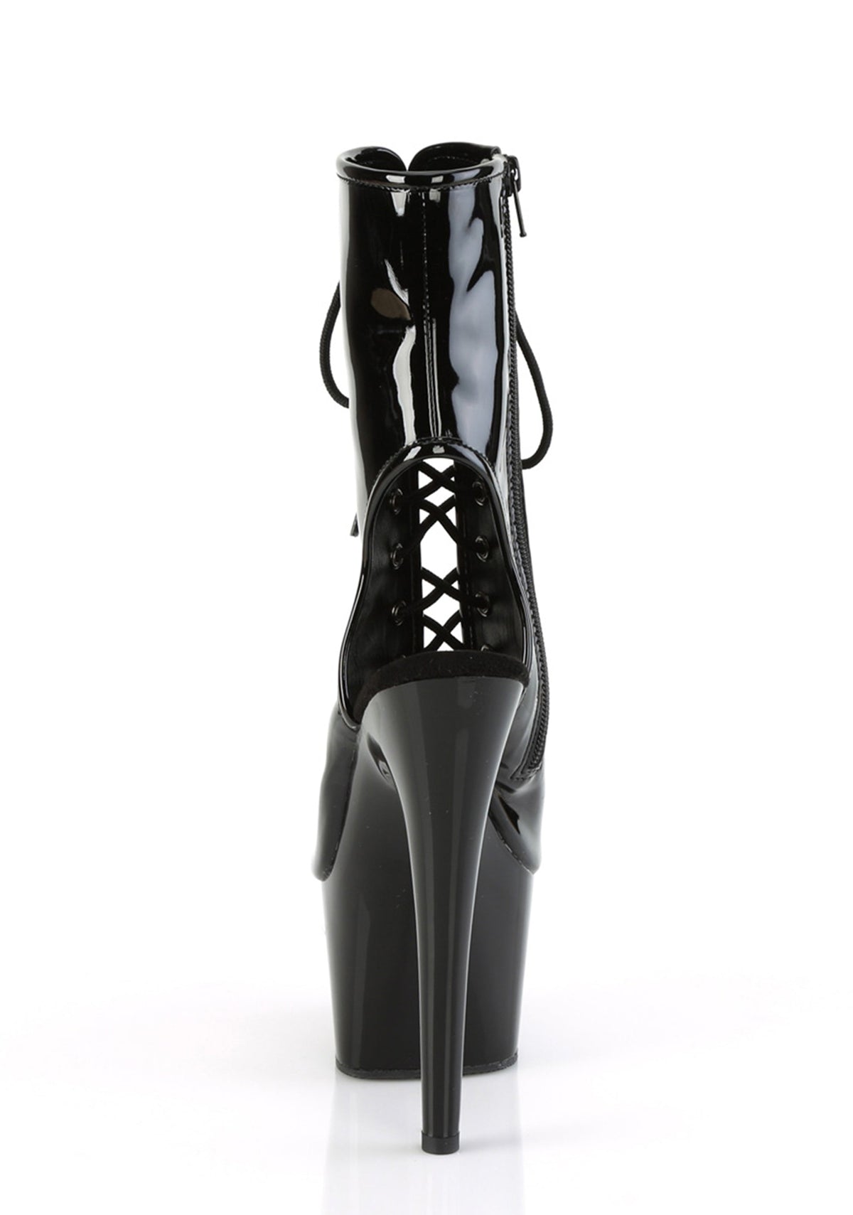 Adore-1016 Platform Ankle Boots-Black