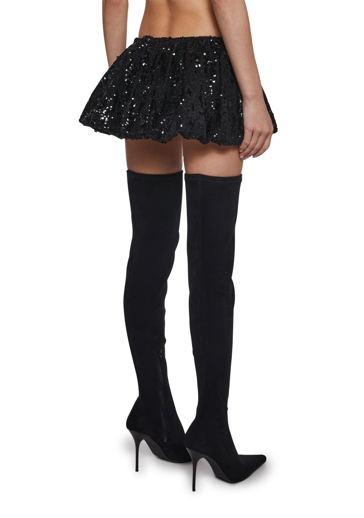 Shimmer Illusions Micro Skirt