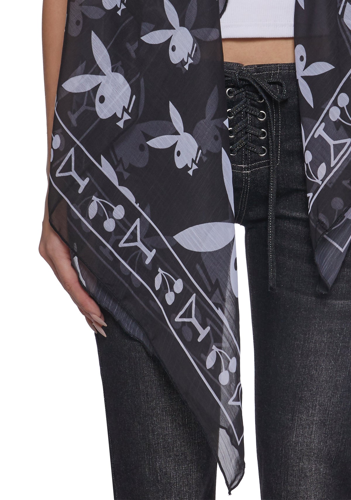 Playboy Printed Scarf