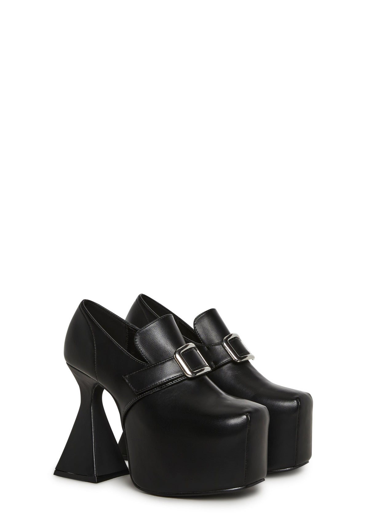Mystic Buckled Platform Heels