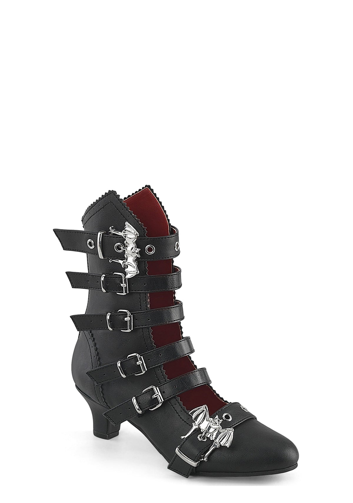 Flora-1035 Platform Mary Jane Pumps-Black