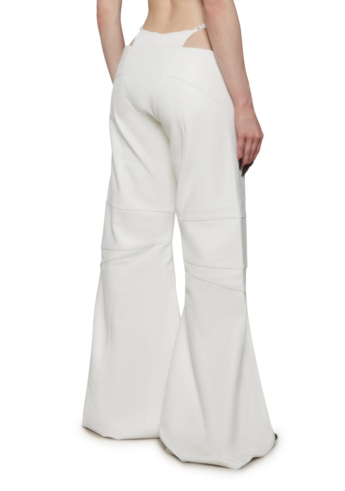 Oversize thong pants - White