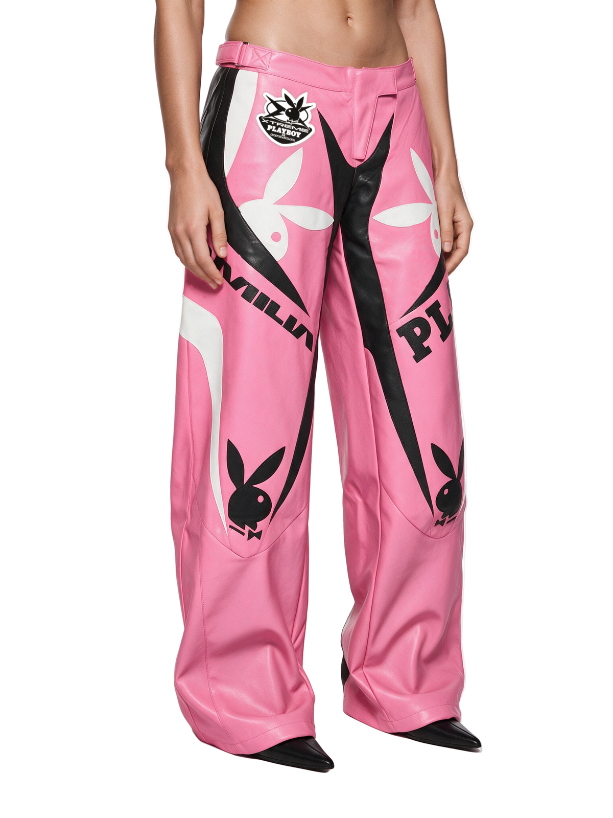 Playboy Moto Pants - Pink
