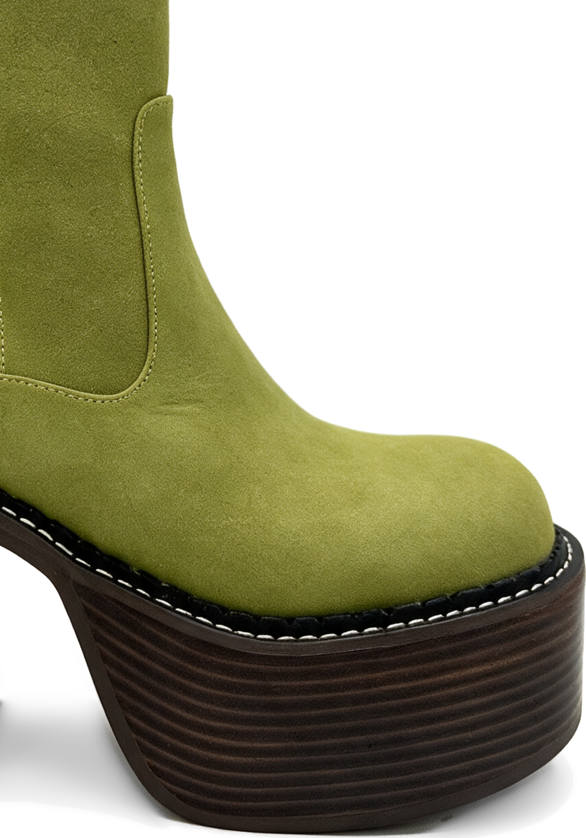 Vintage Soul Ankle Boots - Green