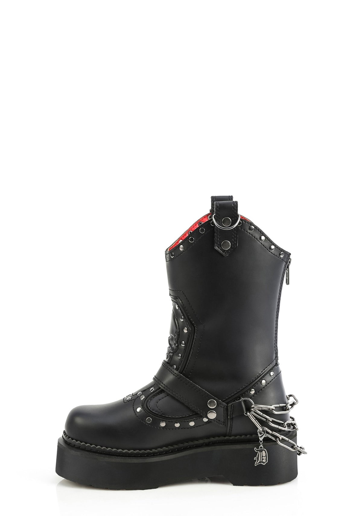 Rebel-56 Platform Embellished Cowboy Boots