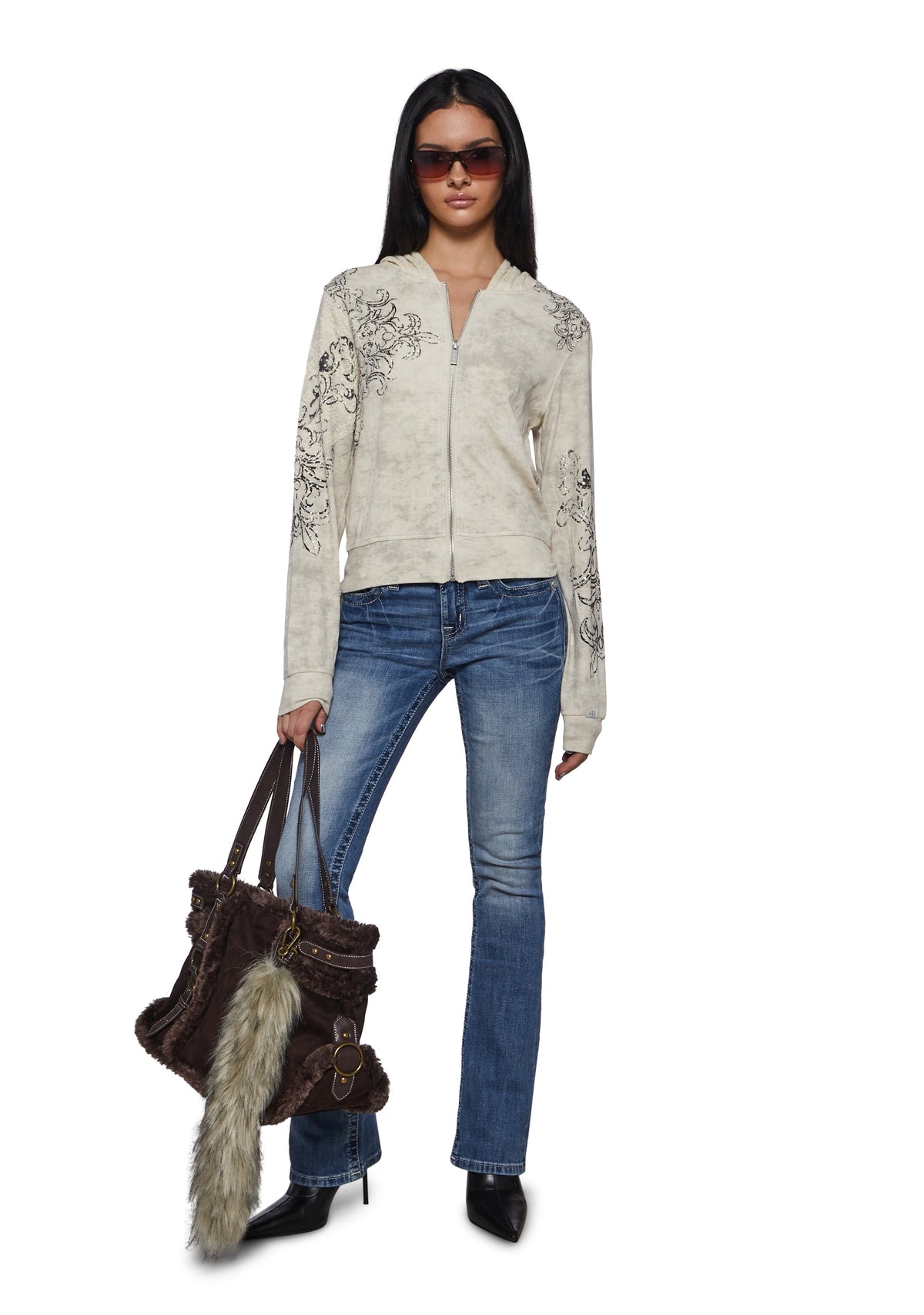 Elix Ornate Jacket - Off White