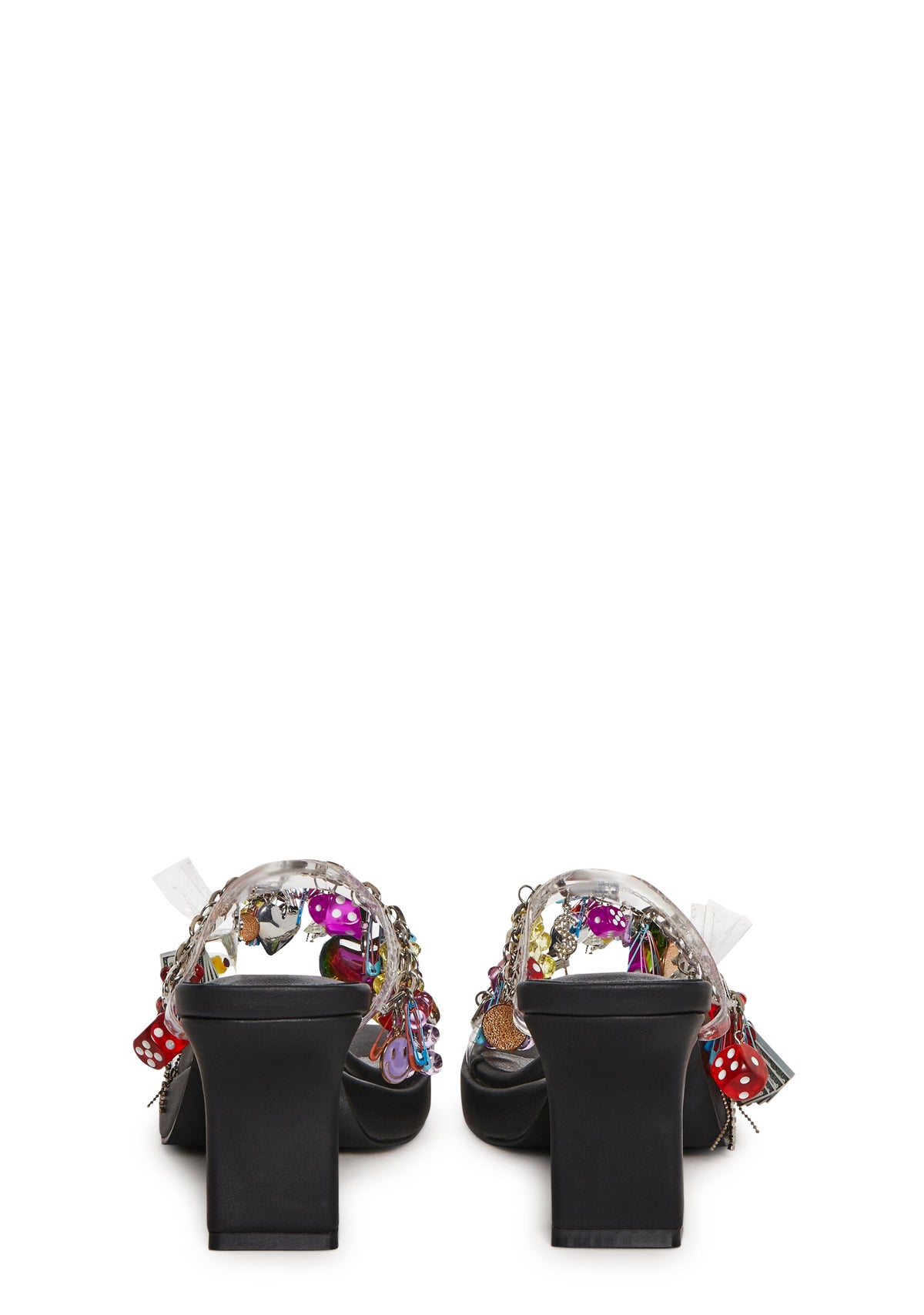 Charms and Cheer Sandals - Black