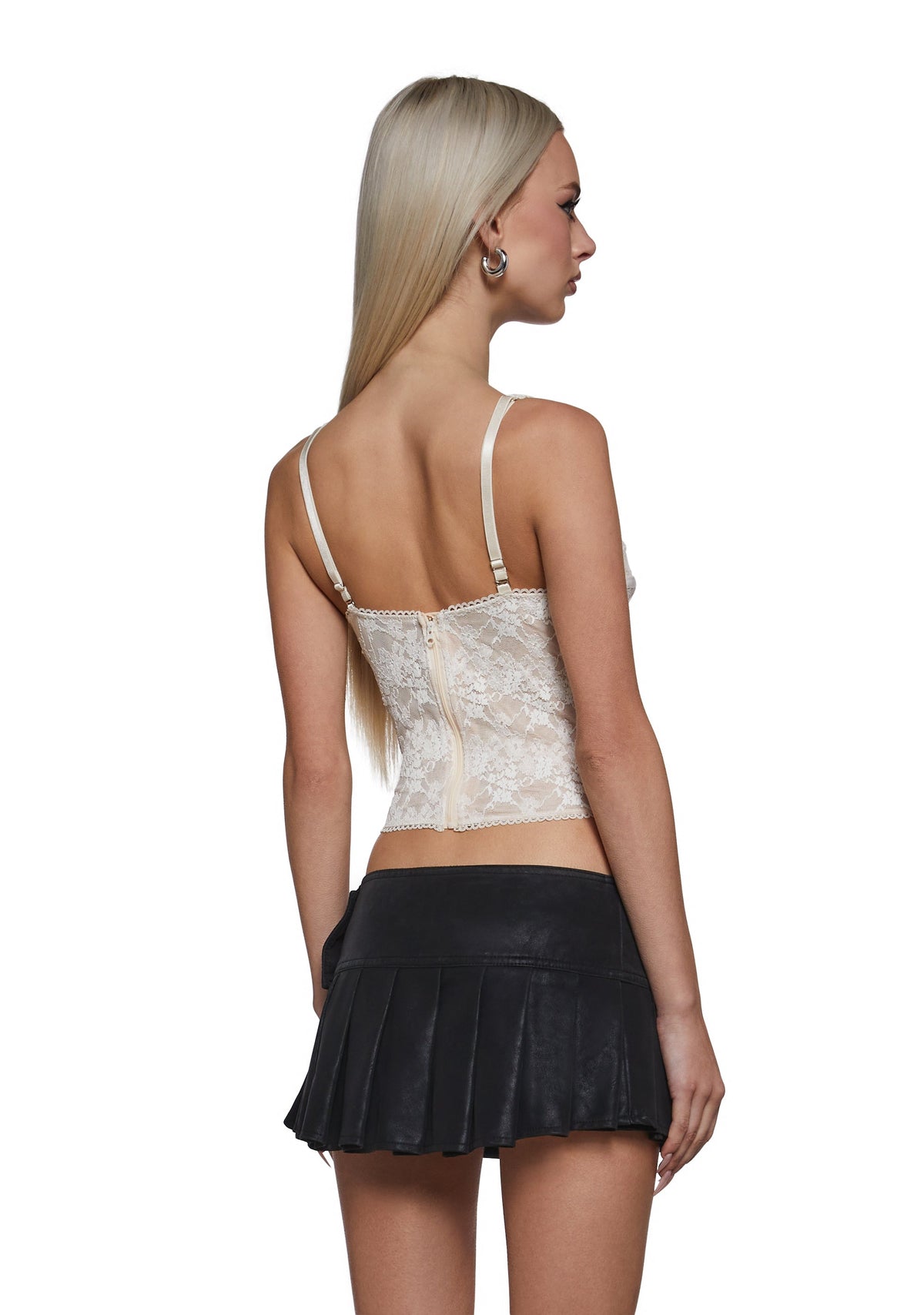 Total Siren Lace Corset Top - Ivory